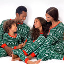 2025 Christmas Family Pajamas Set Green Family Look Matching Adult Women Mom Me Kids Xmas Clothes Sleepwear Baby Romper Outfits