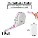 Etiquetas Térmicas D30 Multi-Tamanhos Impermeáveis - Adesivos para Organização Cozinha Escritório Cabos D30 Q30