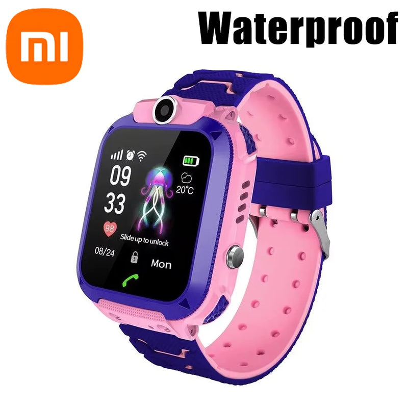 Smartwatch Xiaomi para Crianças - GPS SOS Chamadas Câmara À Prova de Água
