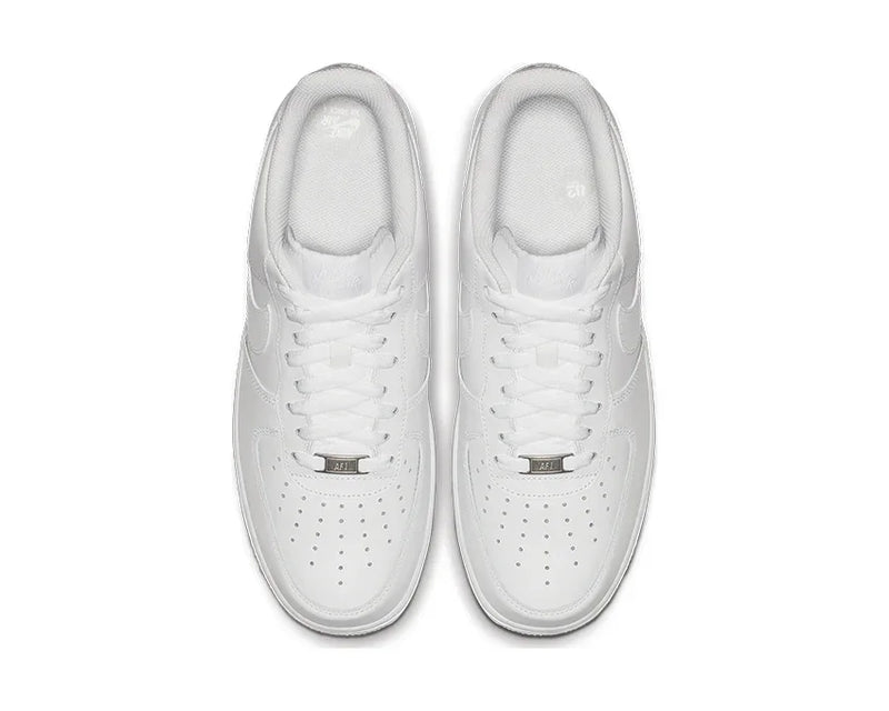 Nike Air Force 1'07 Brancos - Couro Durável Conforto Todo o Dia Sola Antiderrapante