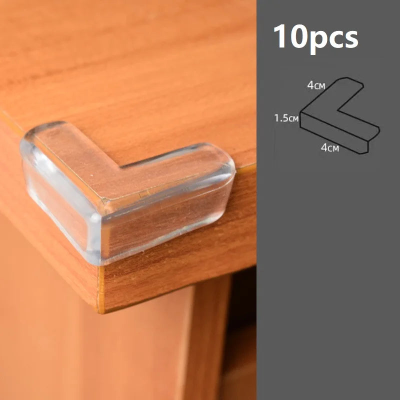 Protetores de Cantos Mesa Silicone 4/10 Peças - Segurança Bebé Crianças Anti-Colisão
