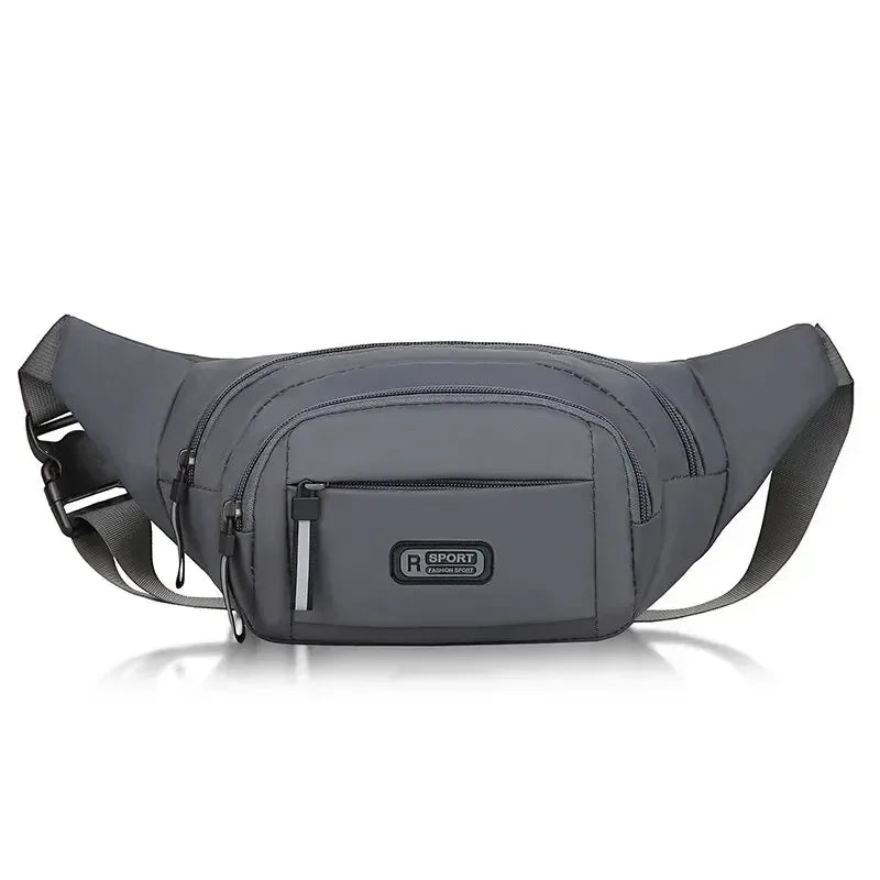Pochete Desporto Ultra Fina Invisível - Bolsa Cintura Anti-Roubo para Corrida e Exterior
