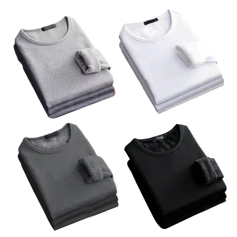 Camisola Térmica Masculina Manga Comprida - Fleece Inverno Acolchoada