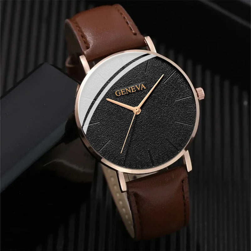Relógio Masculino Executivo com Pulseira - Conjunto Presente Elegante