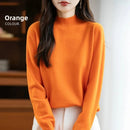 Camisola Malha Feminina Outono Inverno - Gola Redonda Casual Fashion