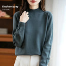 Camisola Malha Feminina Outono Inverno - Gola Redonda Casual Fashion