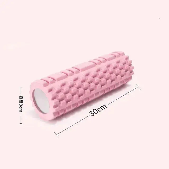 Rolo de Espuma 30cm para Massagem - Pilates Yoga Fitness Relaxamento Muscular
