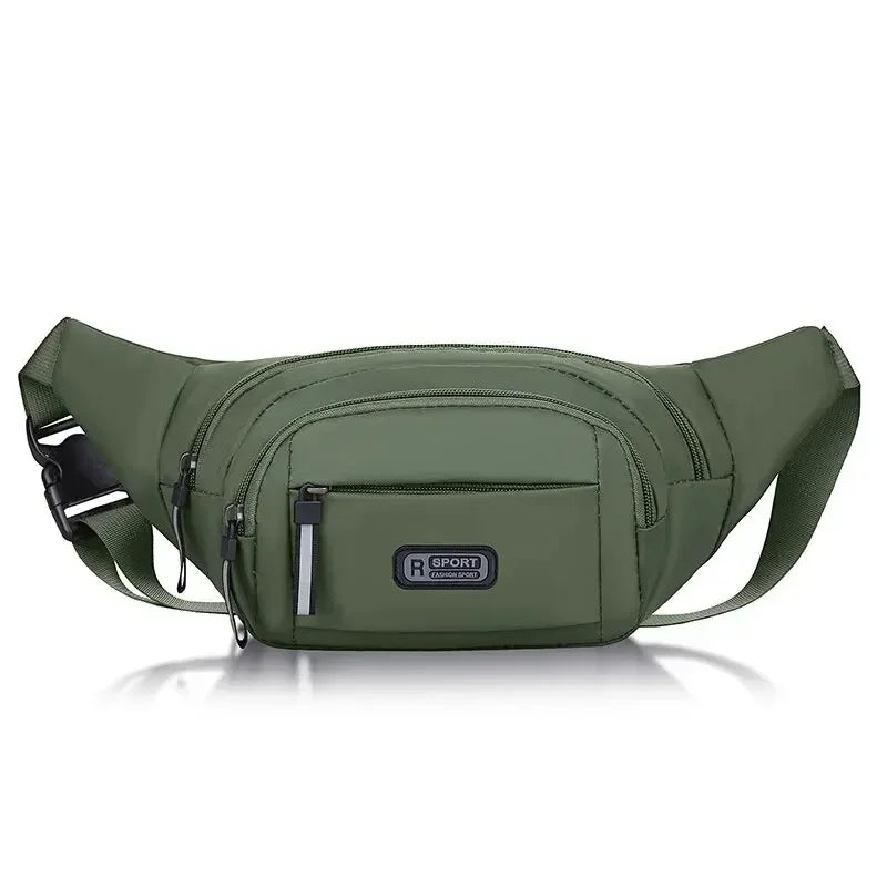 Pochete Desporto Ultra Fina Invisível - Bolsa Cintura Anti-Roubo para Corrida e Exterior