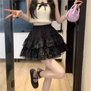 Saia Curta Renda Tamanho Grande - Cintura Alta Linha A Plissada Verão