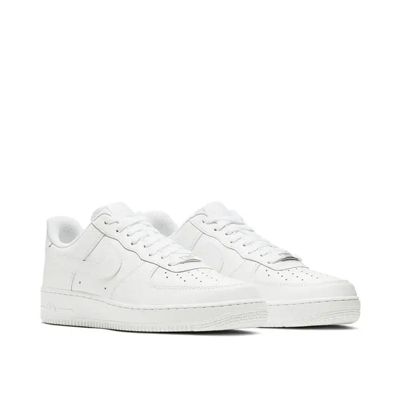 Nike Air Force 1'07 Brancos - Couro Durável Conforto Todo o Dia Sola Antiderrapante