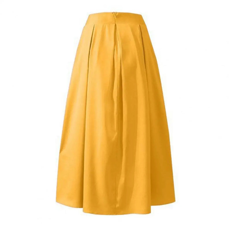 Saia Maxi Elegante Cintura Alta - Tecido Respirável Ajustada para Festas