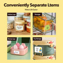 Rolo de Etiquetas Térmicas Adesivas Niimbot 2 Polegadas - Papel Colorido Impermeável para Impressora B1 B21