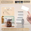 Papel Térmico Niimbot B21/B203/B3S - Etiquetas Autoadesivas Impermeáveis Resistentes a Óleo e Rasgos