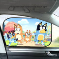 Protetor Solar Infantil Bluey - Cortina UV para Janela do Carro