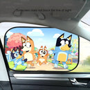 Protetor Solar Infantil Bluey - Cortina UV para Janela do Carro