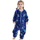 Pijama Natal Flanela Criança - Roupa Dormir Quente Inverno Menino Menina 1-6T