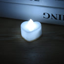 Velas LED Formato Coração Sem Chama - Decoração Romântica Casamento e Festas