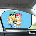 Protetor Solar Infantil Bluey - Cortina UV para Janela do Carro