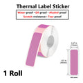 Etiquetas Térmicas D30 Multi-Tamanhos Impermeáveis - Adesivos para Organização Cozinha Escritório Cabos D30 Q30