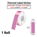 Etiquetas Térmicas D30 Multi-Tamanhos Impermeáveis - Adesivos para Organização Cozinha Escritório Cabos D30 Q30