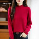 Camisola Malha Feminina Outono Inverno - Gola Redonda Casual Fashion