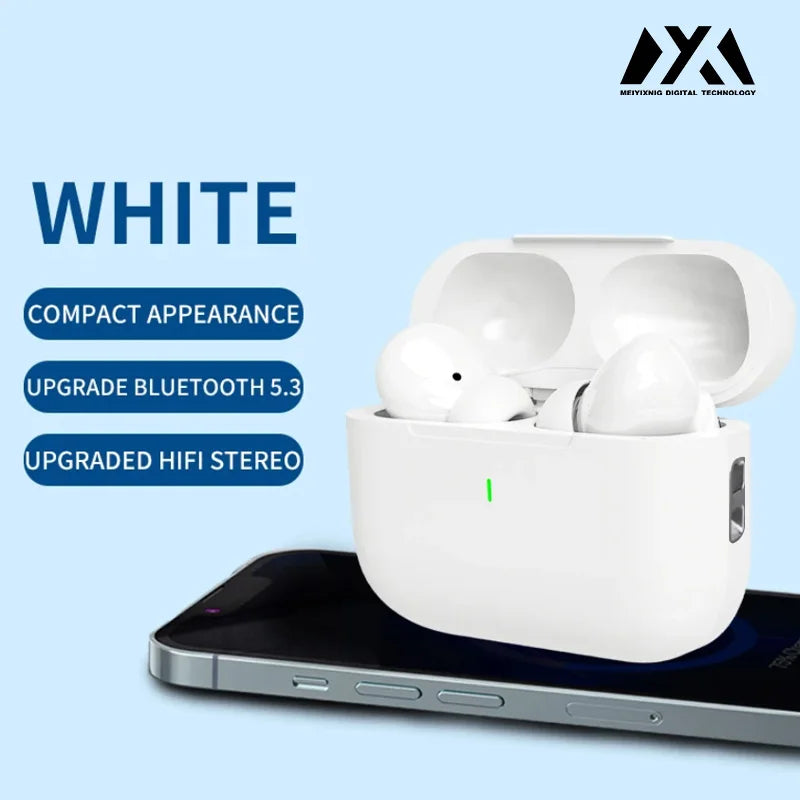 Auriculares Bluetooth 2025 Airs Pro - Som HiFi, Baixa Latência, Cancelamento de Ruído