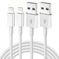 Cabo USB 3A para iPhone - Carregamento Rápido 1m/2m Lightning