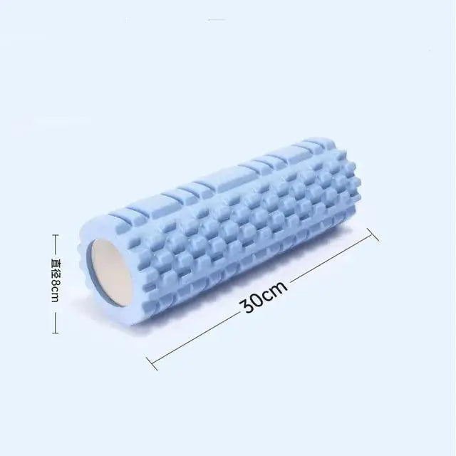 Rolo de Espuma 30cm para Massagem - Pilates Yoga Fitness Relaxamento Muscular