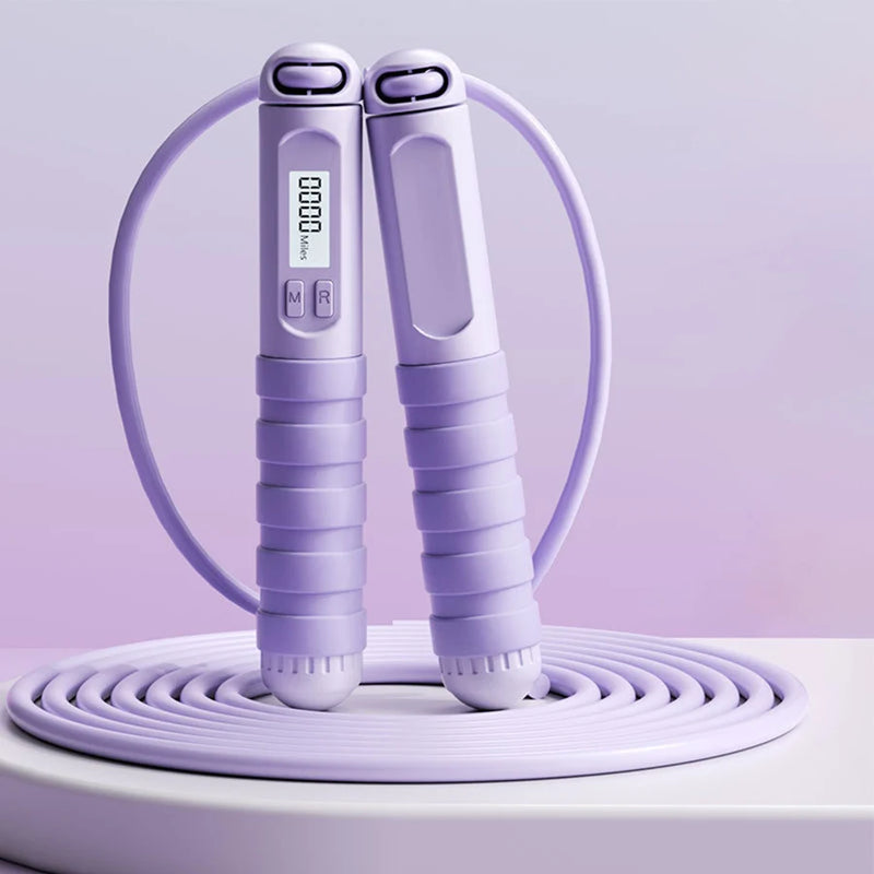 Corda de Pular Eletrónica com Contador Digital - Perda de Peso e Fitness Cardio
