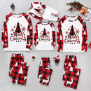 Pijama Natal Família 2 Peças - Conjunto Mãe Pai Criança Body Bebé Casual Xmas