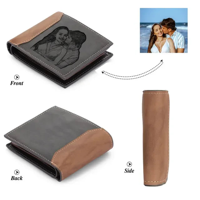 Carteira Masculina Personalizada com Foto - Presente Único