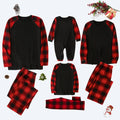 Christmas Family Matching Outfits Mom Dad Kids 2 Pieces Pajamas Set Baby Rompers Casual Loose Sleepwear Xmas Family Look Pyjamas