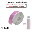 Etiquetas Térmicas D30 Multi-Tamanhos Impermeáveis - Adesivos para Organização Cozinha Escritório Cabos D30 Q30
