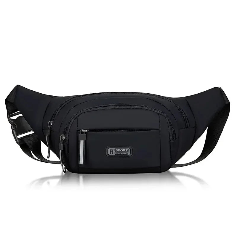 Pochete Desporto Ultra Fina Invisível - Bolsa Cintura Anti-Roubo para Corrida e Exterior