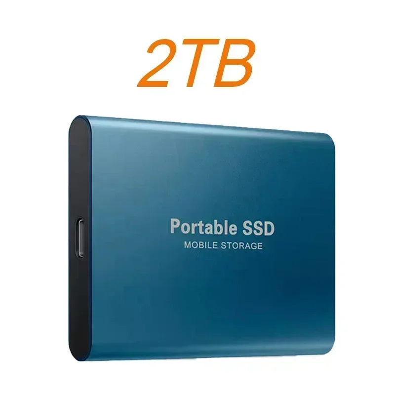 Disco SSD Externo Portátil 4TB - Alta Velocidade USB 3.1 para Laptop/PC