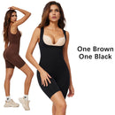 Body Modelador Feminino com Shorts - Controlo Abdominal e Realce de Glúteos