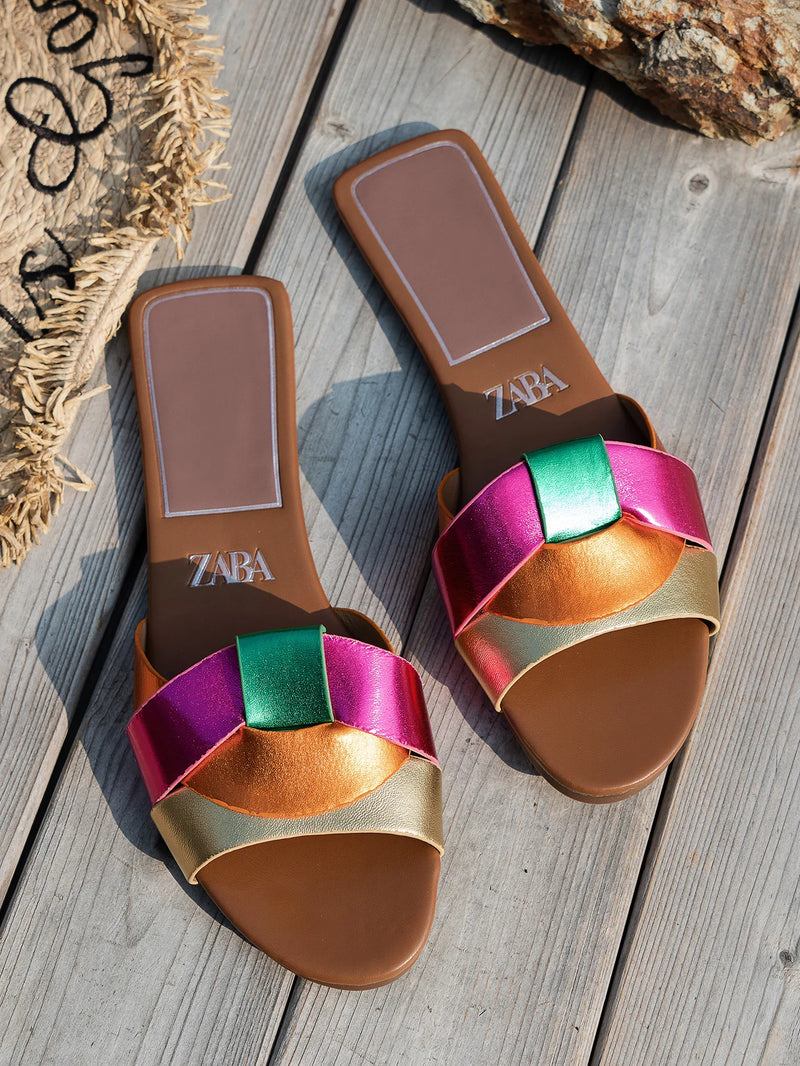 Sandálias Femininas Luxo Designer 2025 - Chinelos Praia Confortáveis Sola Macia