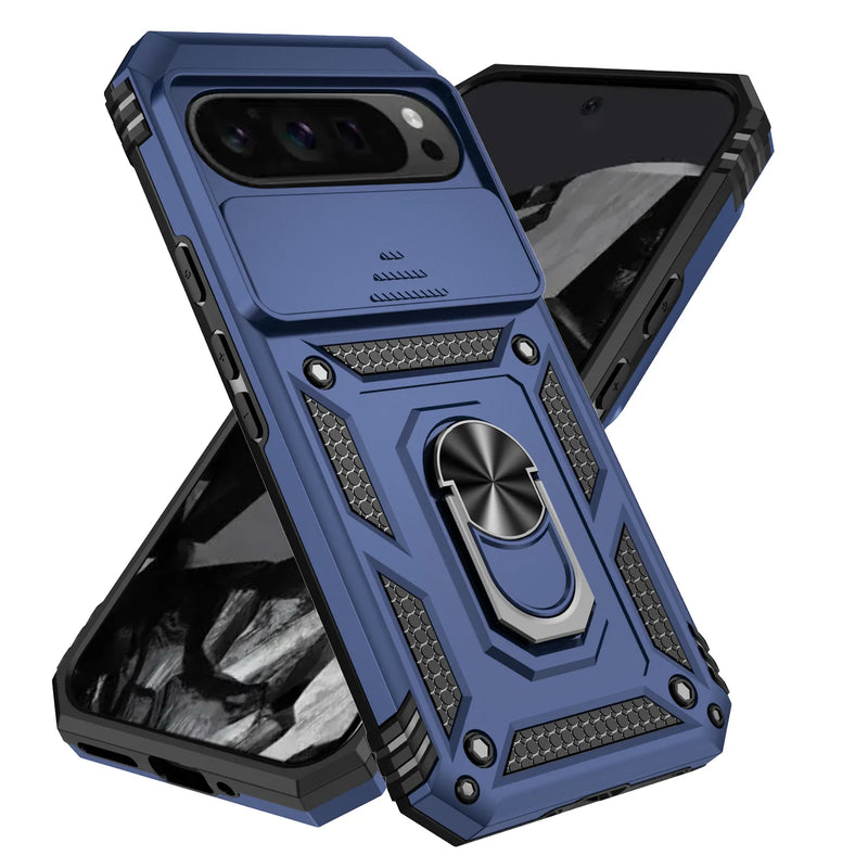 Capa Anti-Choque Google Pixel com Anel Magnético - Proteção Premium com Suporte