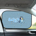 Cortina Protetor Solar Bluey para Carro - Dobrável UV Proteção Universal para Crianças