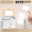 Papel Térmico Niimbot B21/B203/B3S - Etiquetas Autoadesivas Impermeáveis Resistentes a Óleo e Rasgos