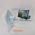 HD Phone Screen Magnifier - 12" Foldable Amplifier Stand for Movies & Videos