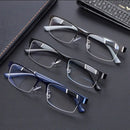 Óculos Meia Armação Anti-Luz Azul - Fashion Transparentes Confortáveis Anti-Radiação