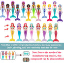 Brinquedos Sereia Mergulho 2/3/4 Peças - Coloridos À Prova de Água para Piscina Presente Crianças