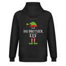Hoodie Natal Big Brother Elf Família - Sweatshirt Divertida Matching Family