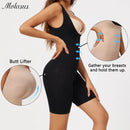 Body Modelador Feminino com Shorts - Controlo Abdominal e Realce de Glúteos