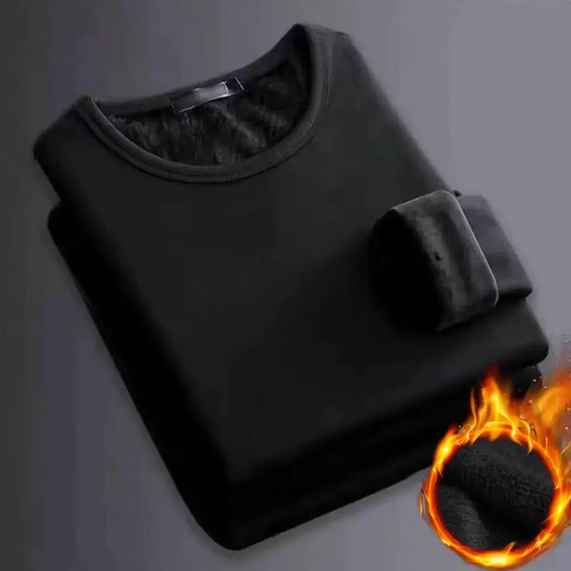 Camisola Térmica Masculina Manga Comprida - Fleece Inverno Acolchoada