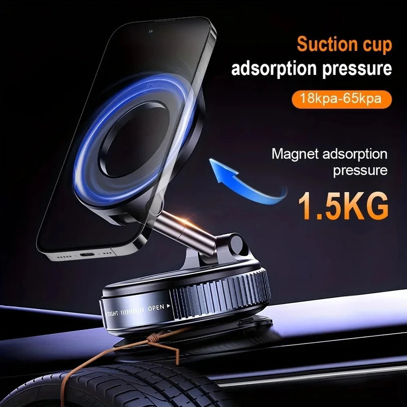 Suporte Telemóvel Carro 360° Magnético - Ventosa Dobrável iPhone