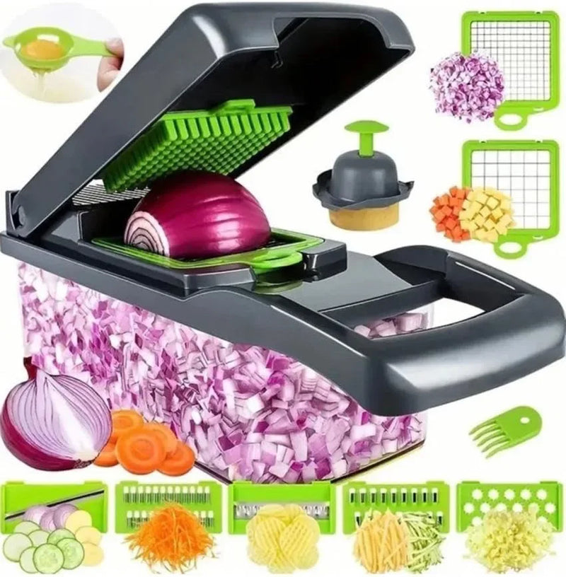 Cortador Vegetais 16 em 1 - Multifuncional Cozinha