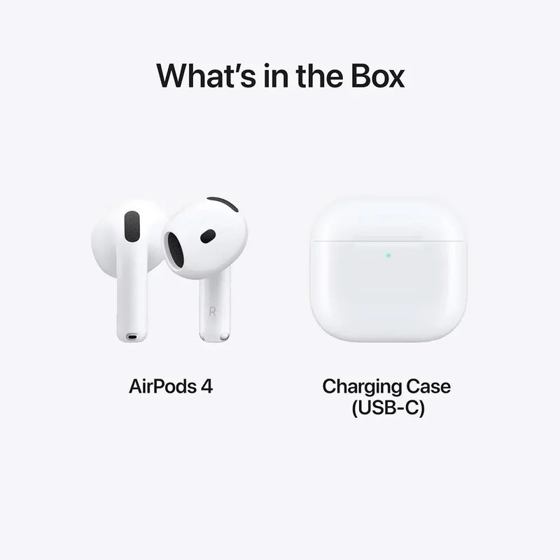 Apple AirPods 4 com Cancelamento Ativo de Ruído | Áudio Espacial