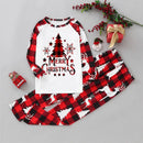 Pijama Natal Família 2 Peças - Conjunto Mãe Pai Criança Body Bebé Casual Xmas